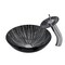 Novatto GODERE Glass Vessel Bathroom Sink Set, Brushed Nickel NSFC-023001BN - alternate 2